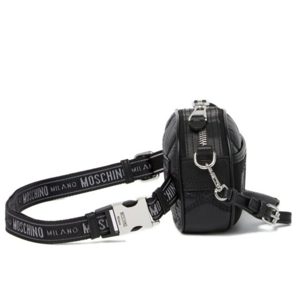 Sold ! MOSCHINO Quilted Convertible Waist Bag - Picture 5 of 8